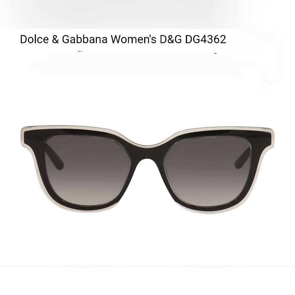 Dolce & Gabbana Women's Black Sunglasses with Gray Lenses